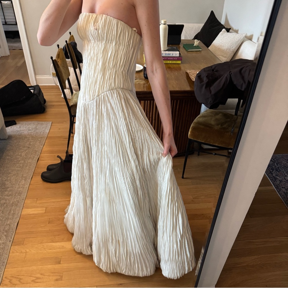 Camielle Strapless White Maxi Dress - Picture 14 of 14